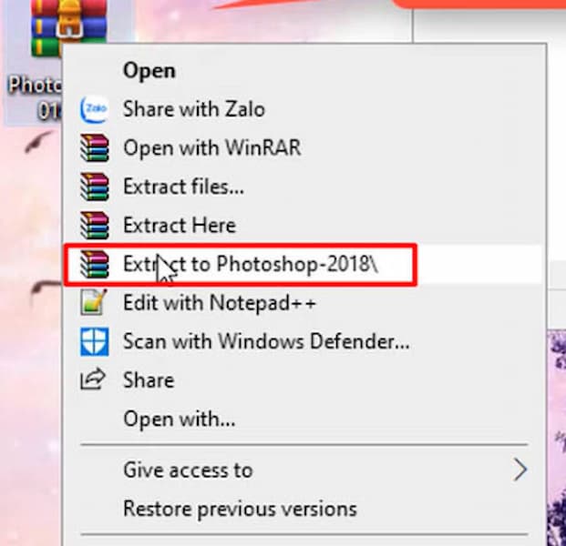 Hướng dẫn các bước tải Photoshop CC 2018 Full Crack