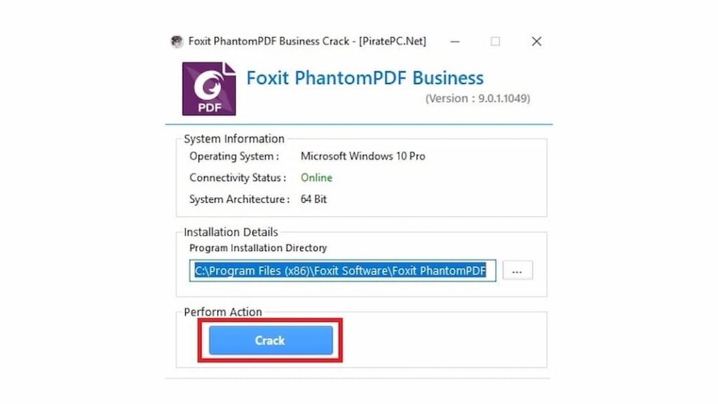 Kích hoạt phần mềm Foxit PhantomPDF Full Crack