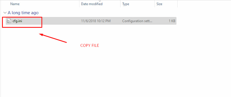 Copy file trong thư mục