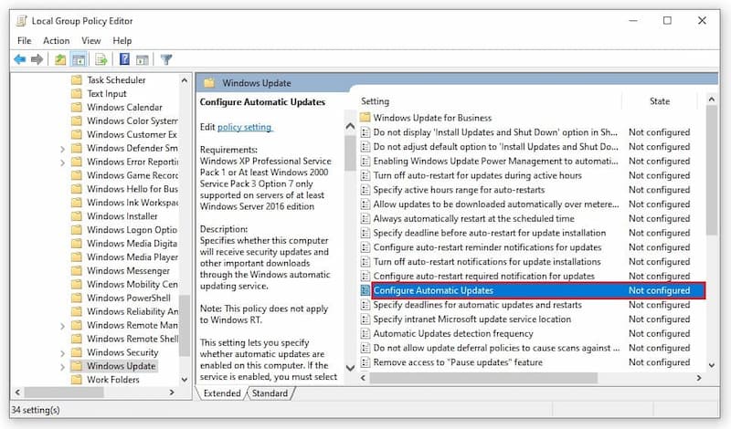 Sử dụng Group Policy Editor