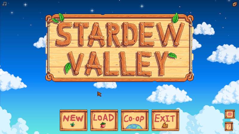 Giao diện Stardew Valley